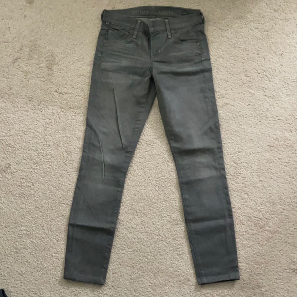 Citizens of Humanity Grey skinny jeans Sz 24